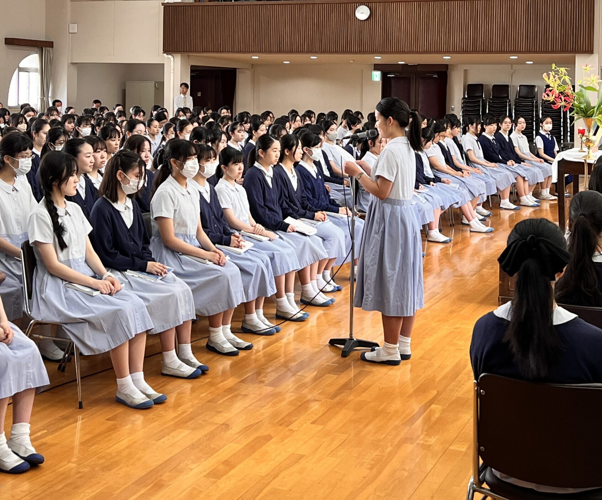 聖心の祝日【StageⅢ】みことばの祭儀 | 小林聖心女子学院 高等学校